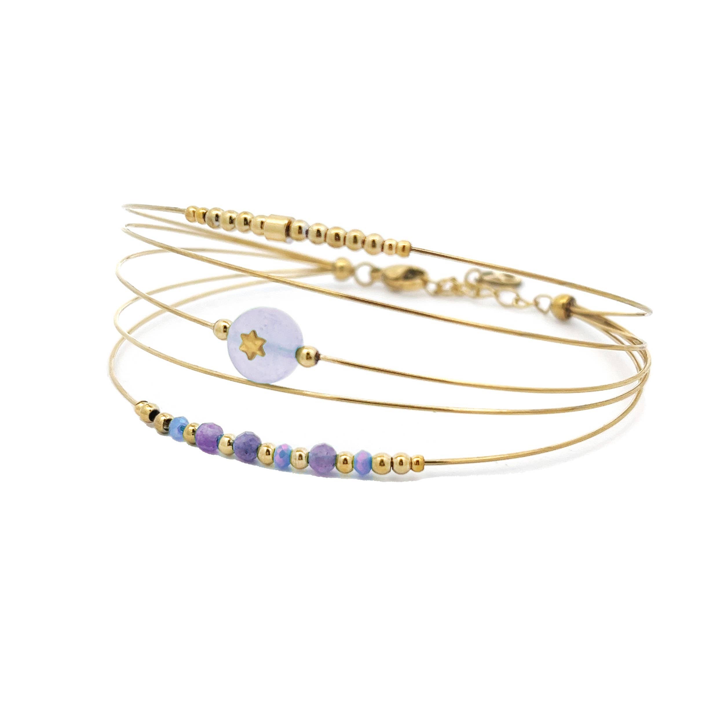 AMORINO SRL – Großhandel Manschettenarmband – Armband aus Kristall und Stein – PC23104E9916