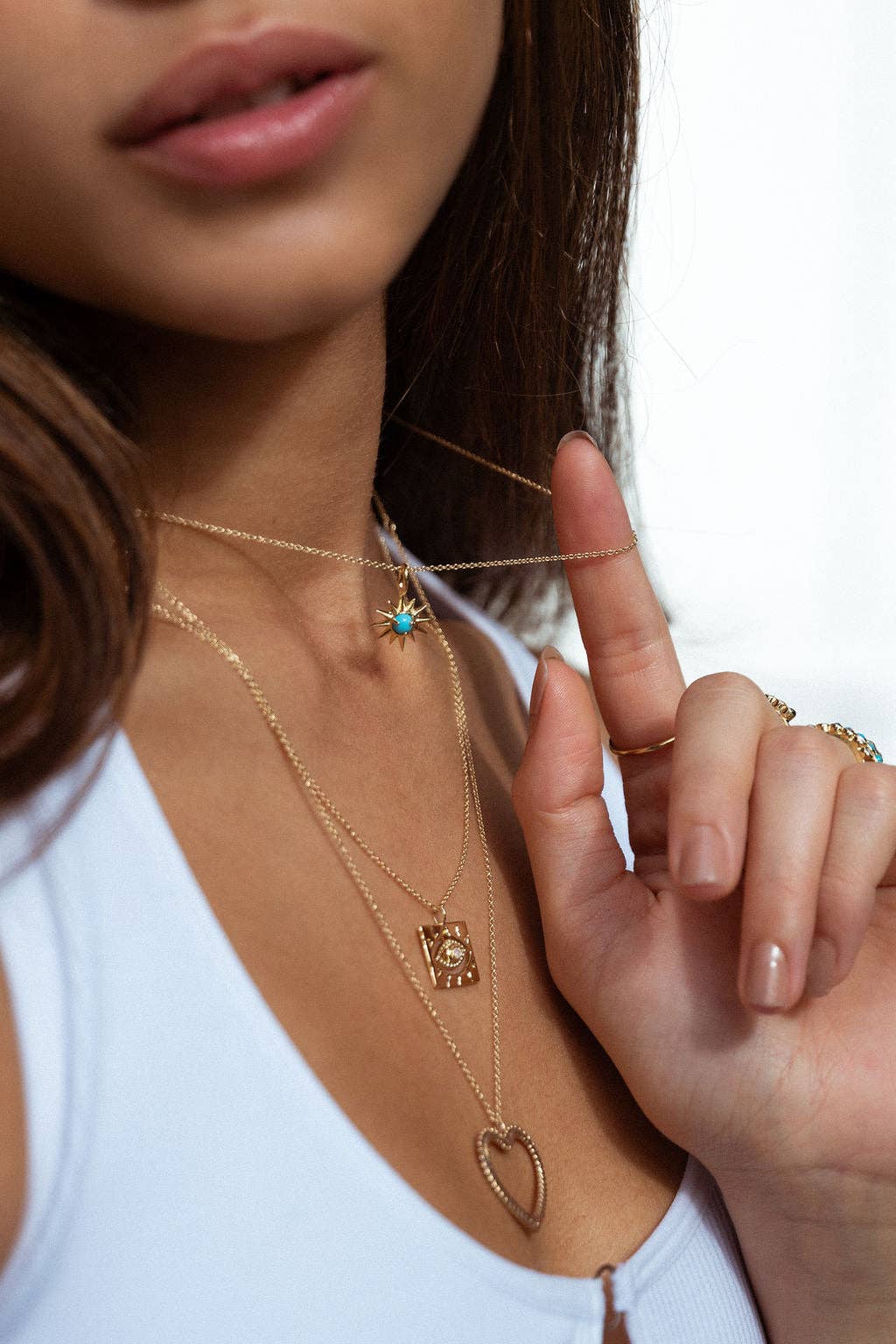 Studio Grun - Wholesale Pendant/Charm Necklace - Lone Eye Necklace in Black Spinel3