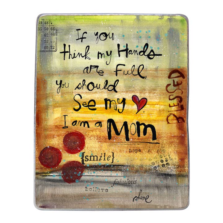 Painted Stuff Artmetal Vertical Plaques for wholesale by Abbey + CA Gift