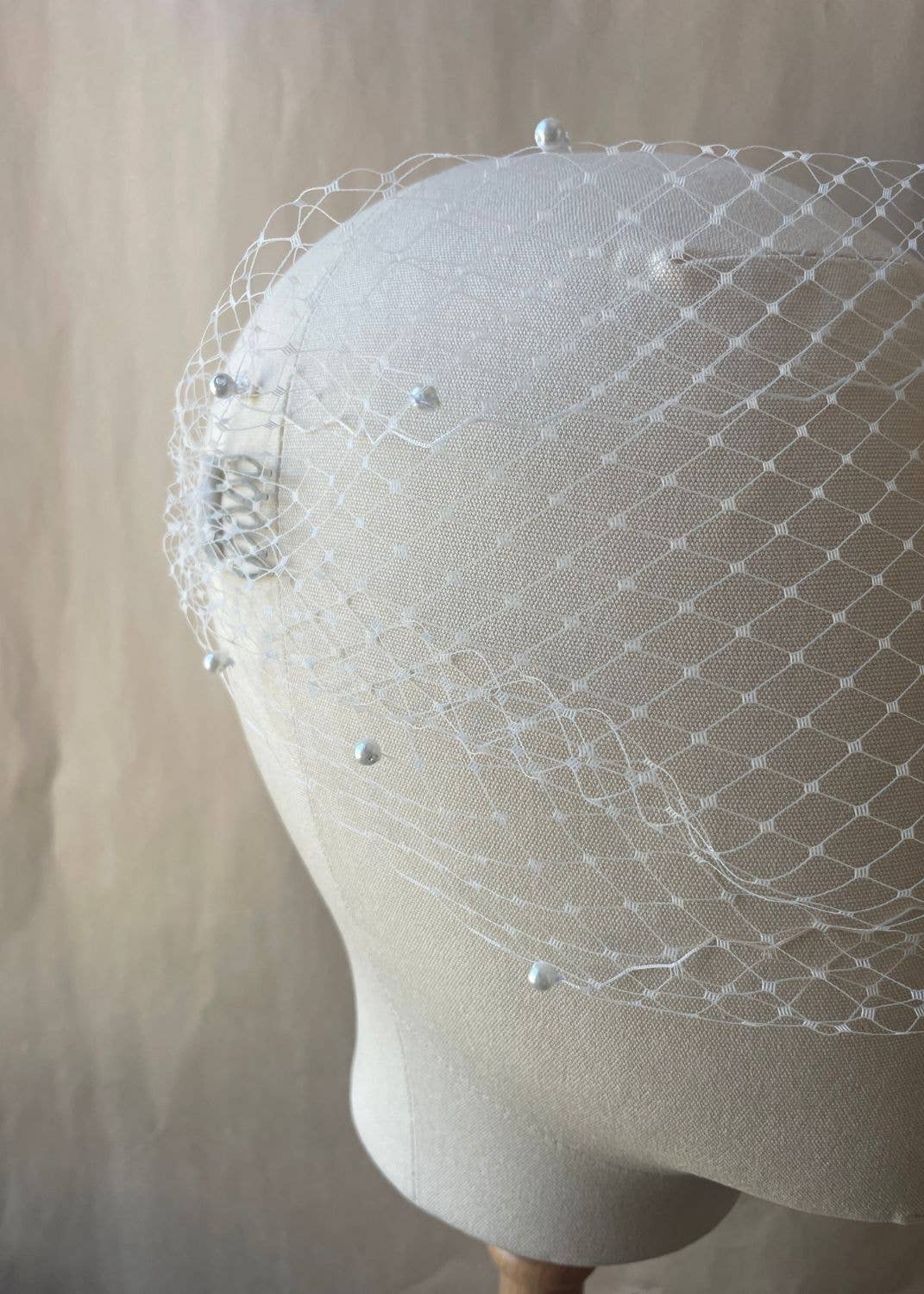 Dove Grey Accessories - Wholesale Veil – Women’s - PHOEBE BIRDCAGE VEIL7