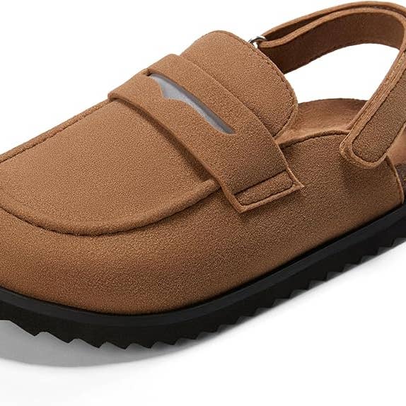 Kids Cloudtech Clogs Slip-On Buckle Sandals Outdoor Chestnut for wholesale by PatPat