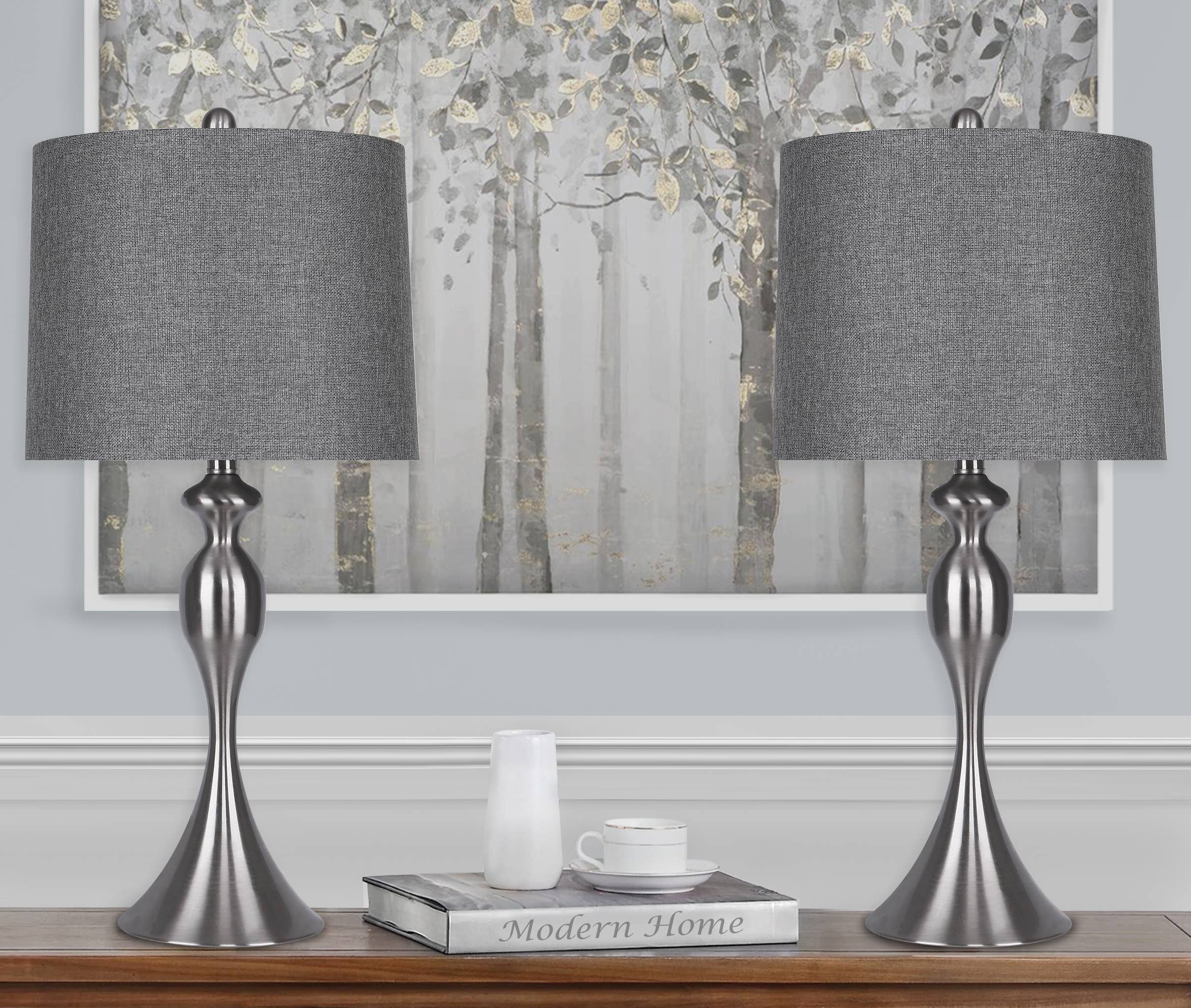 LumiSource and Grandview Gallery - Wholesale Accent/Desk Lamp - Ashland 27" Metal Table Lamps (Set of 2)31