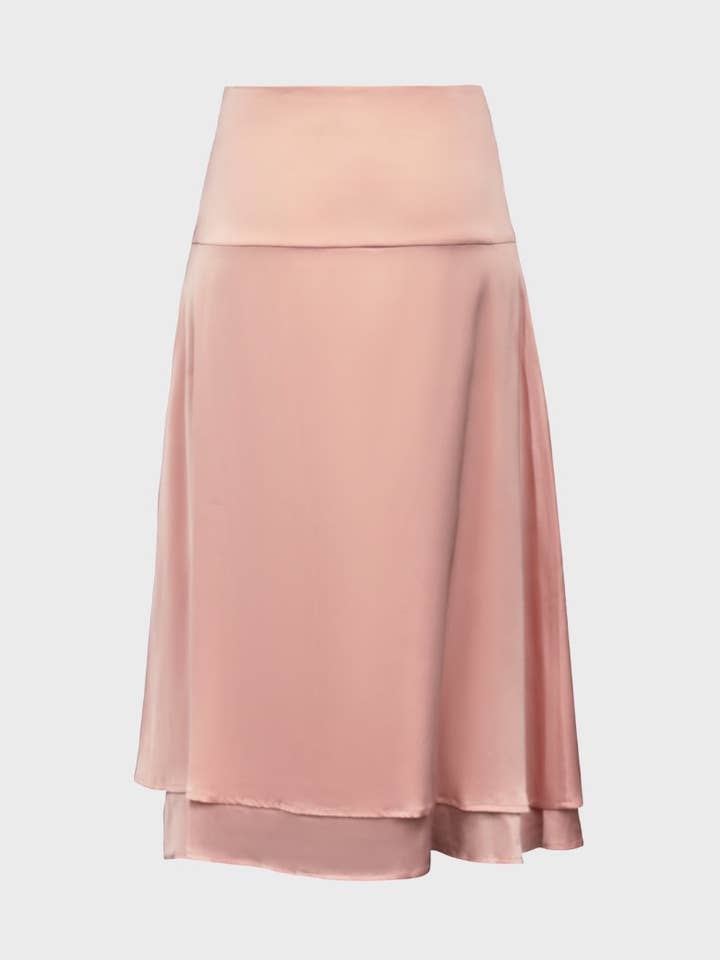 Klassischer Layered Bias-Rock – Aline Celi für den Großhandel von Aline CELI