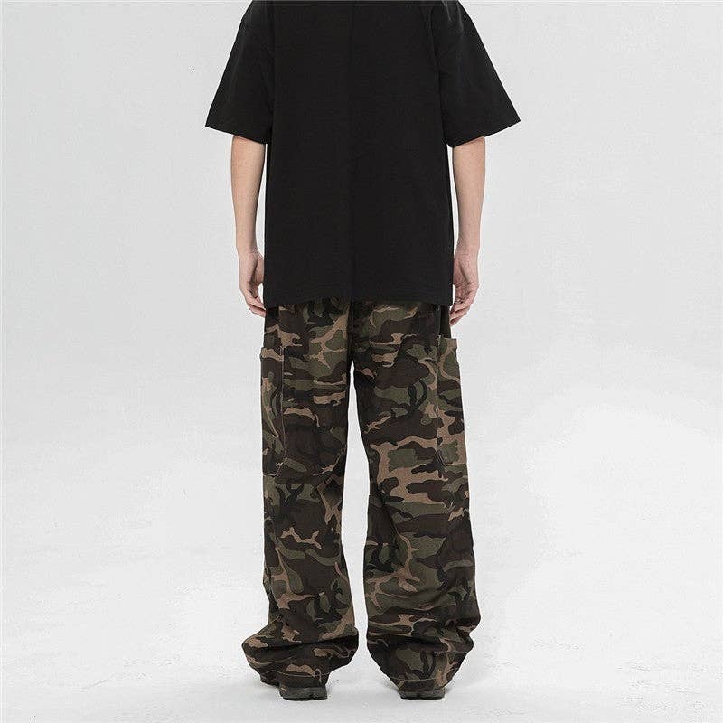 CAMOUFLAGE American Work Pants With Knee Pleats for wholesale on Faire2