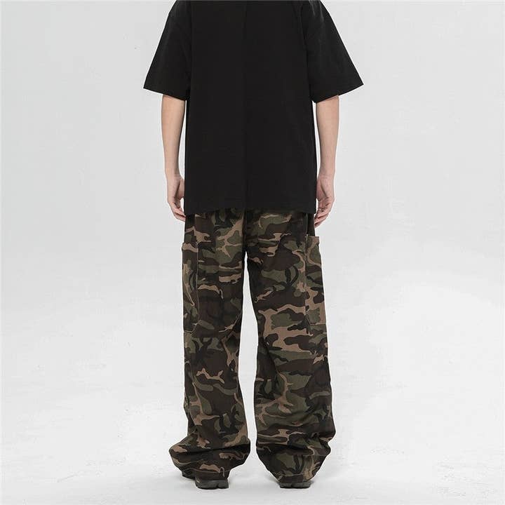 CAMOUFLAGE American Work Pants With Knee Pleats for wholesale on Faire2
