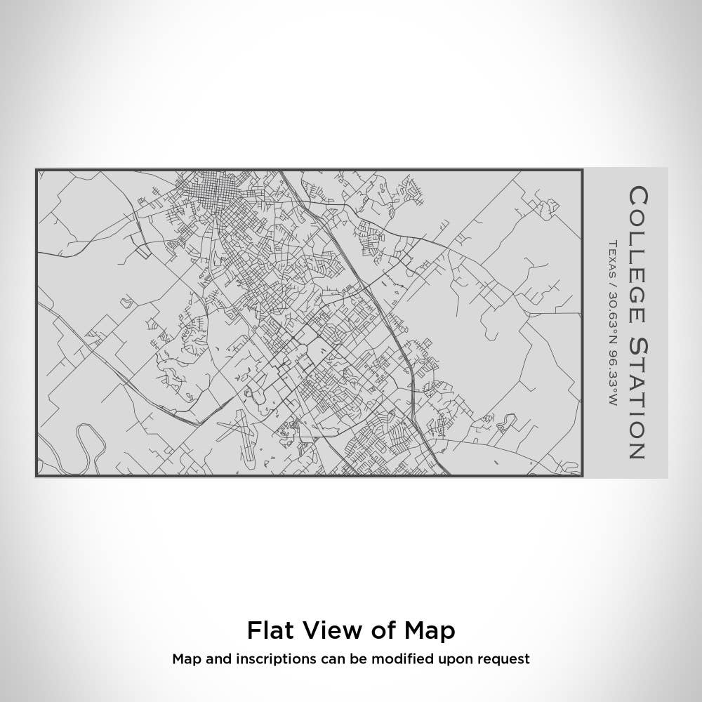 JACE.design - Wholesale Water Bottle - College Station TX Map Insulated Bottle1