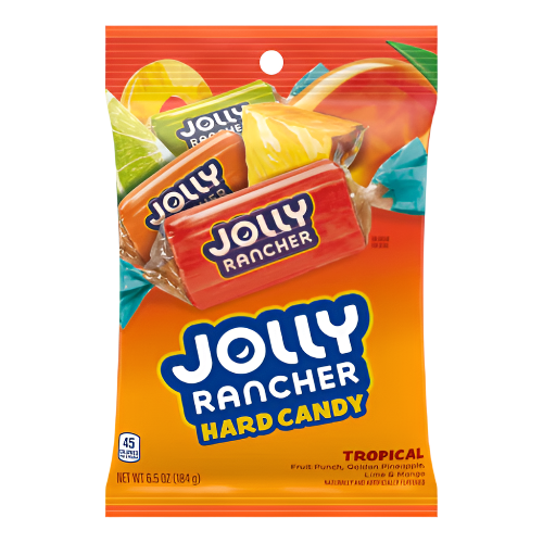 Long Island Candy Factory – Engroshandel Bolcher – Jolly Rancher Tropical Hard Candy Pose 184 g0