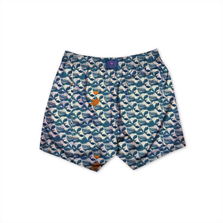 FLAMENCO MALTÉS - Wholesale Swim Shorts - Men's - Orange Koi Iconic Swimsuit