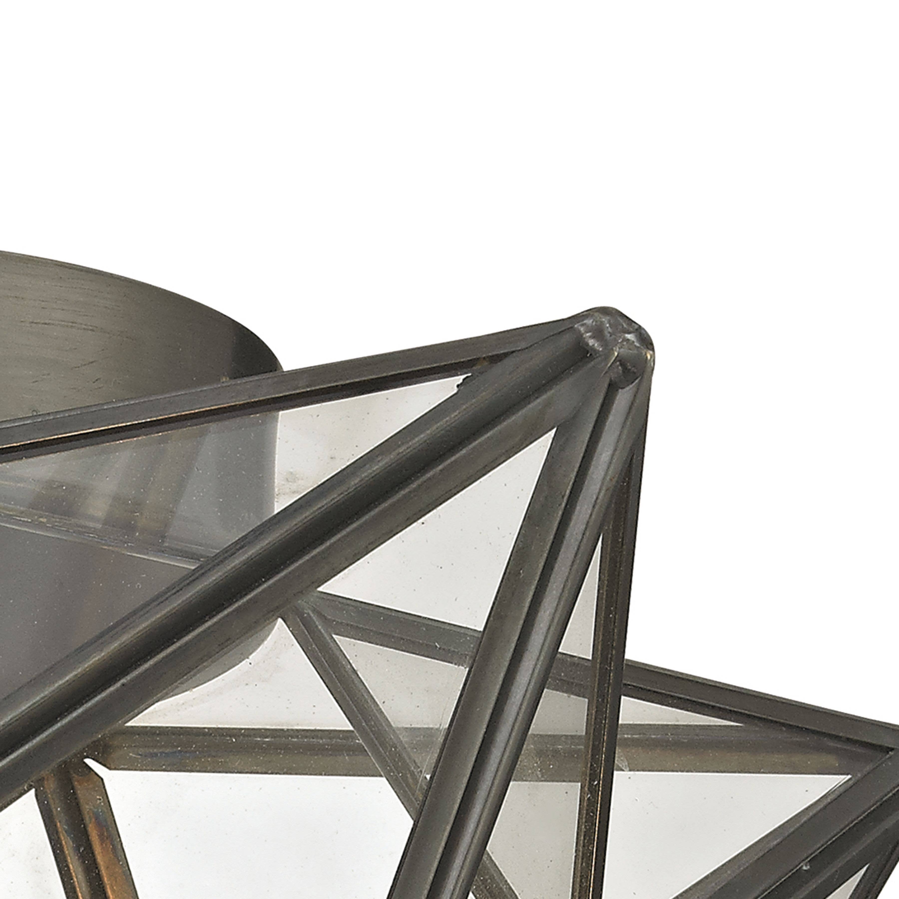 Moravian Star 11" 1-Light Flush Mount in Oil Rubbed Bronze# for wholesale on Faire3