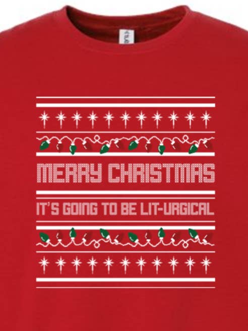 It's Going to be Lit-Urgical - Crewneck Sweatshirt for wholesale by Sock Religious