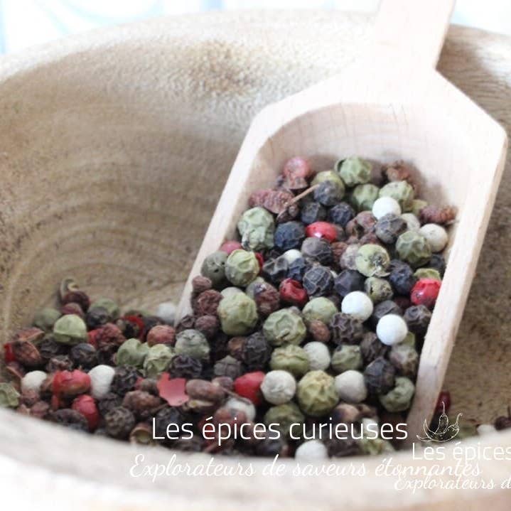Sammensætning af fem bær for engroshandel hos Les Epices Curieuses