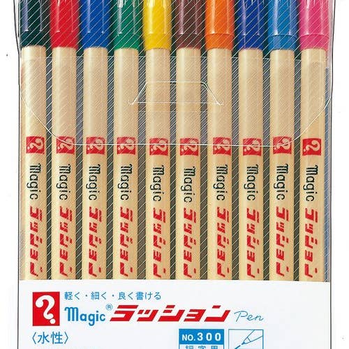 NAKABAYASHI Stationery - Wholesale Marker - Magic Rashon Fine Pen for Drawing (Non-Permanent Marker)1