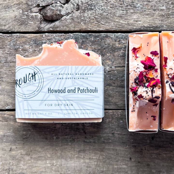 HoWood & Patchouli for wholesale by Rough Cut Soap and Sundries