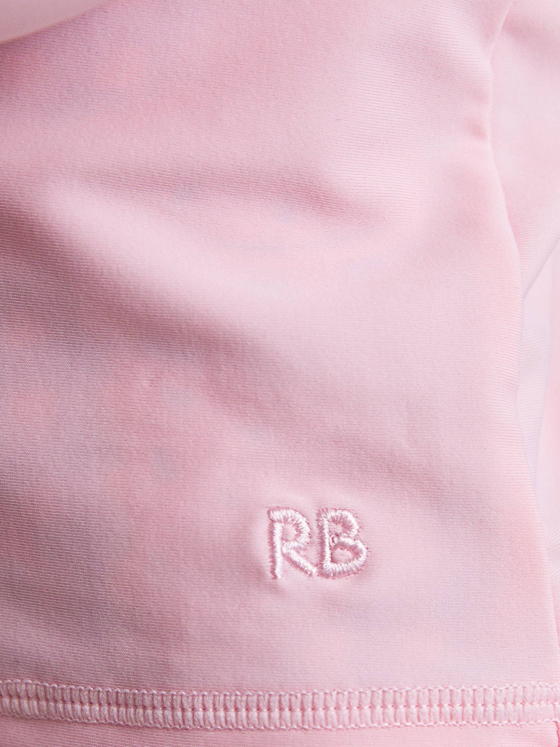 Kids Pink Long Sleeve Full Zip Rash Guard for wholesale on Faire8