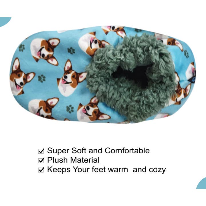 E&S Pets - Wholesale Slippers - Women's - Welsh Corgi Slippers4