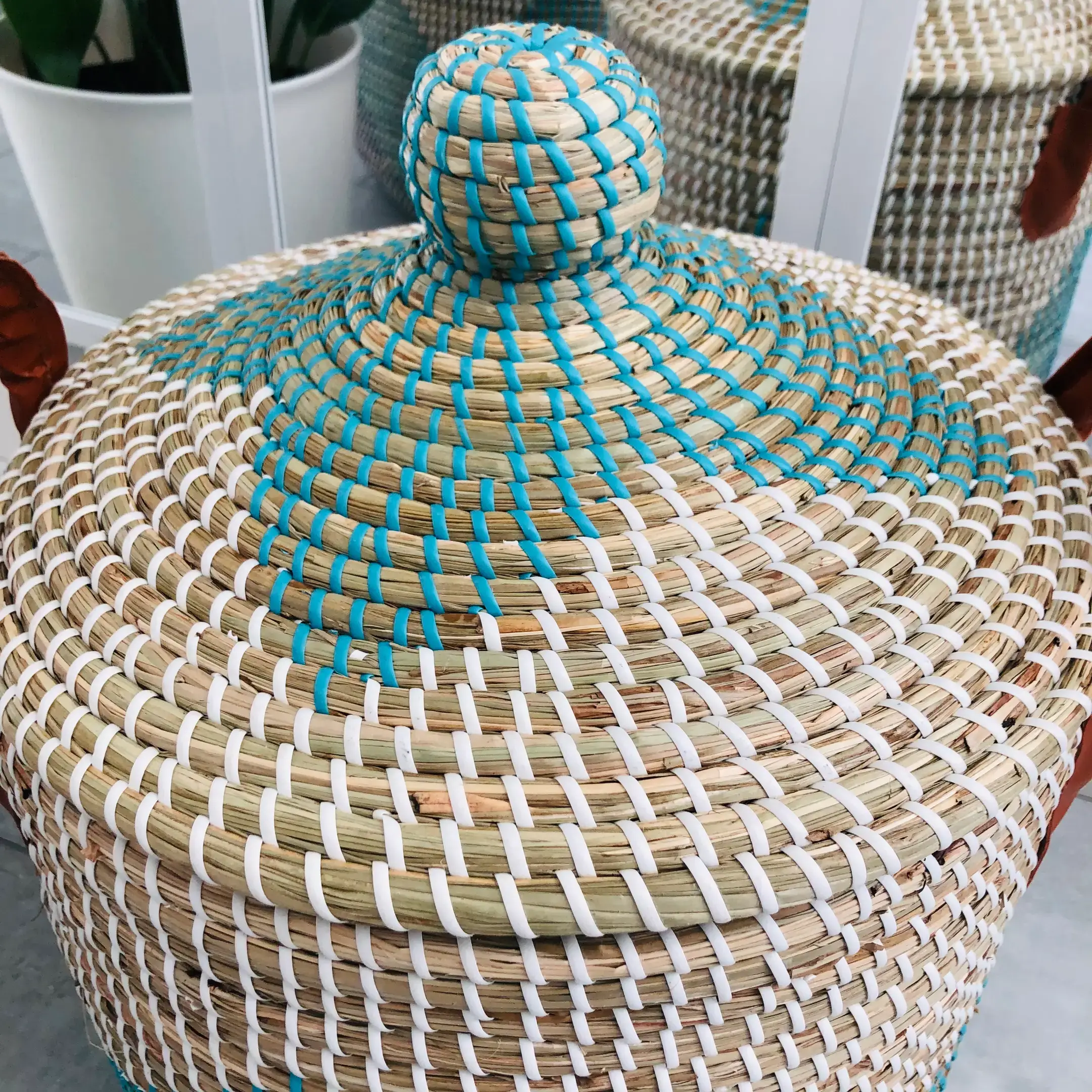 GreenWave - Wholesale Laundry Hamper - Seagrass Storage Baskets set of 24