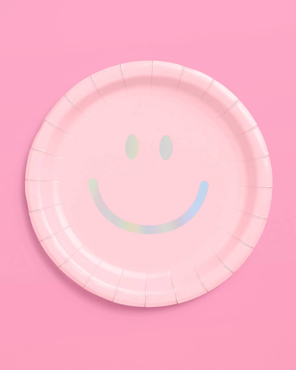 xo, Fetti - Vente Assiette jetable - Assiettes en papier pastel Smiley, 24 pcs 9" Fête d'anniversaire, Décor2