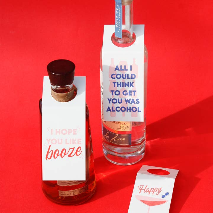 M.C. Pressure - Wholesale Gift tag - 3 Pack Letterpress Bottle Tags2