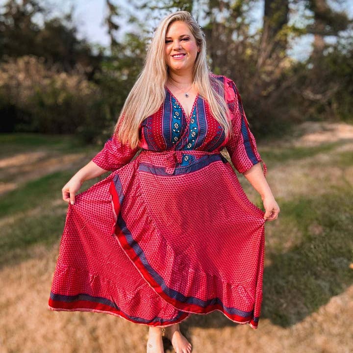 Darn Good Yarn - Wholesale Dress - Women's - Zaria Wrap Dress9