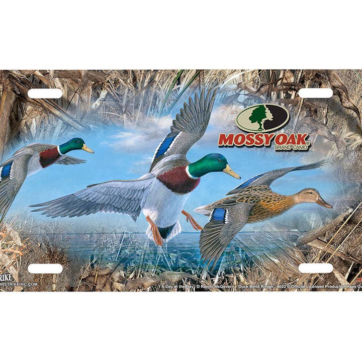 "Duck Blind Ringer and Day at the Bay" - Decorative License Plate for wholesale by Airstrike