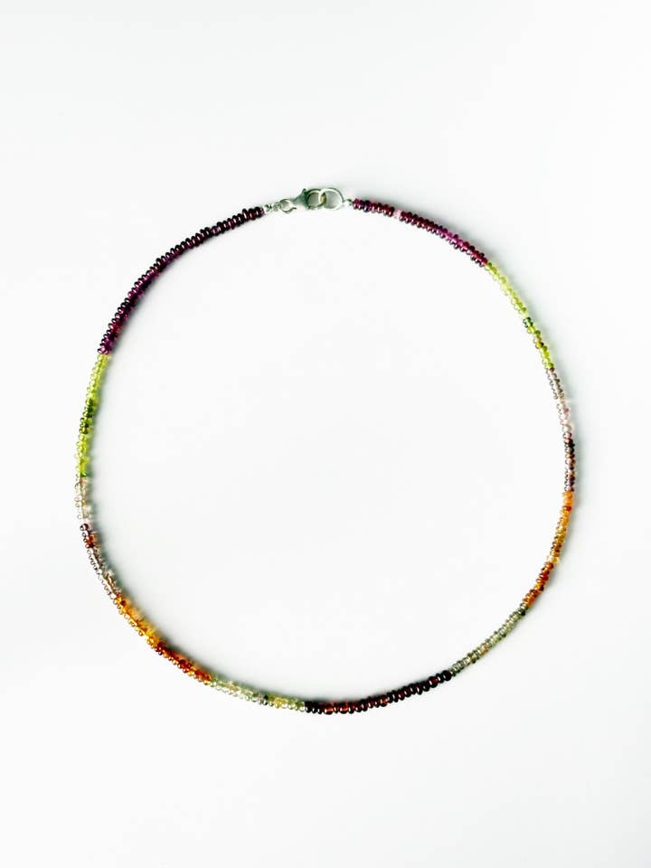 Simple Fall Sapphire Necklace for wholesale by Jewelry By Jacqueline Rene