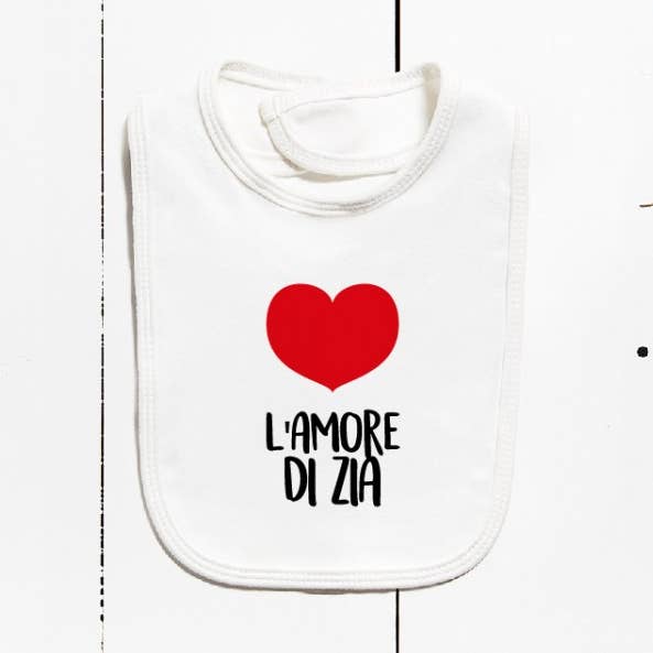 Pioshop - Wholesale Bib - Baby - Cotton bib - L'amore di zia0