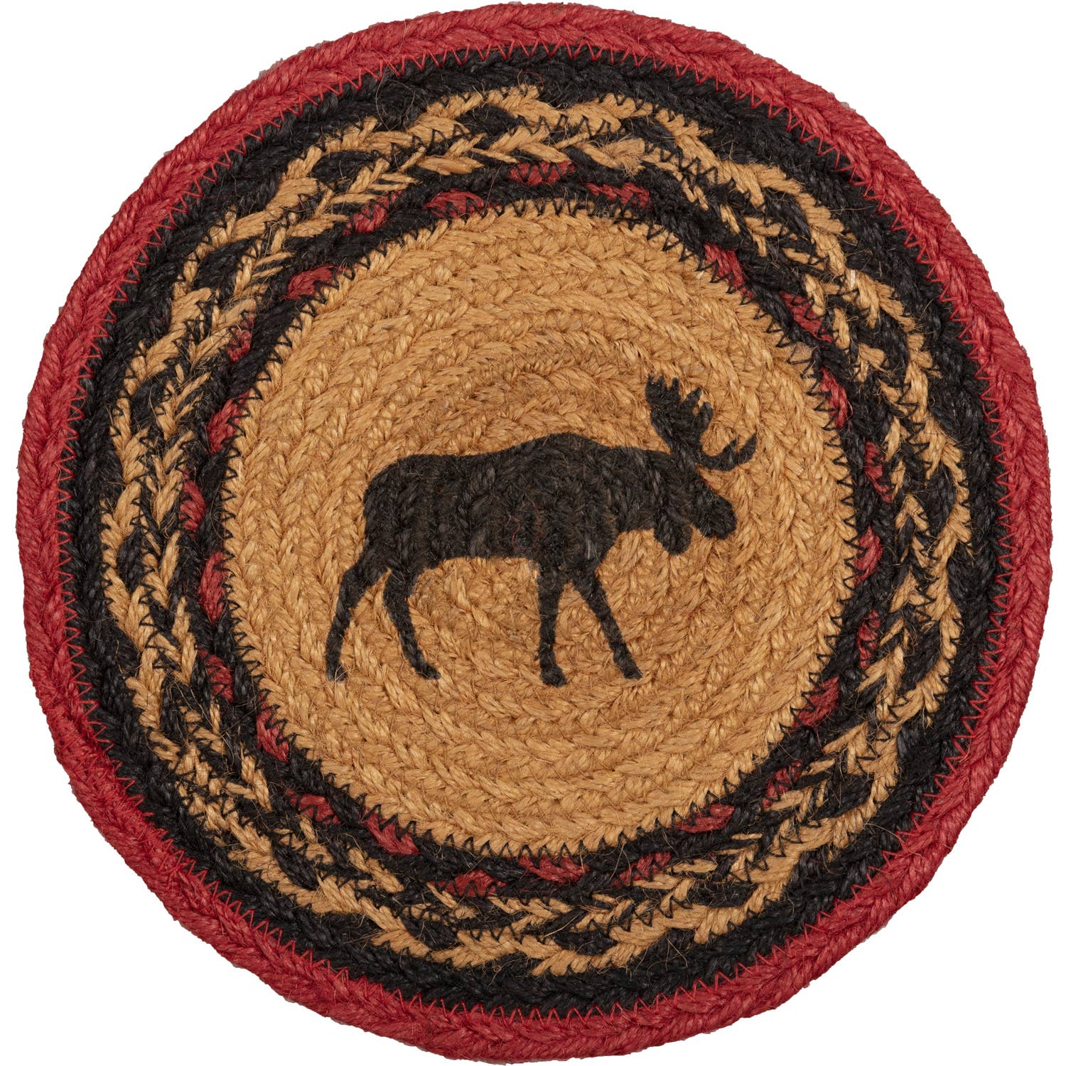 VHC Brands - Vente Dessous-de-plat - Cumberland Dessous de plat en jute orignal au pochoir 81