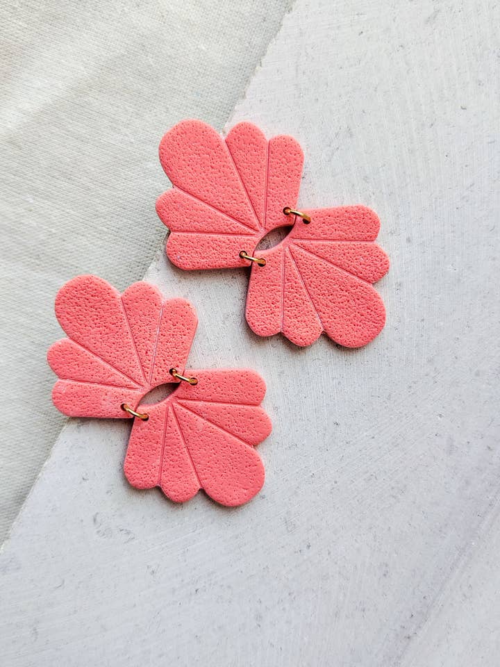 Scallop Earrings for wholesale by What Goes Around