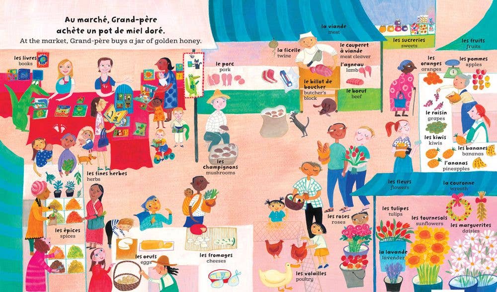 Barefoot Books - Vente Language & Linguistics - My Big Barefoot Livre de mots français et anglais3