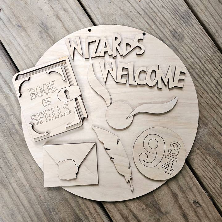 Wizard Door Hanger for wholesale by Severini Designs