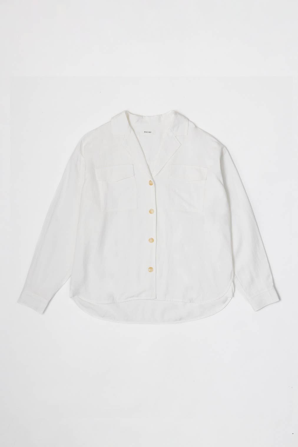 MOD REF - Wholesale Button Down Shirt - Women's - The Luciana Top | Relaxed Linen Button-Down Top5