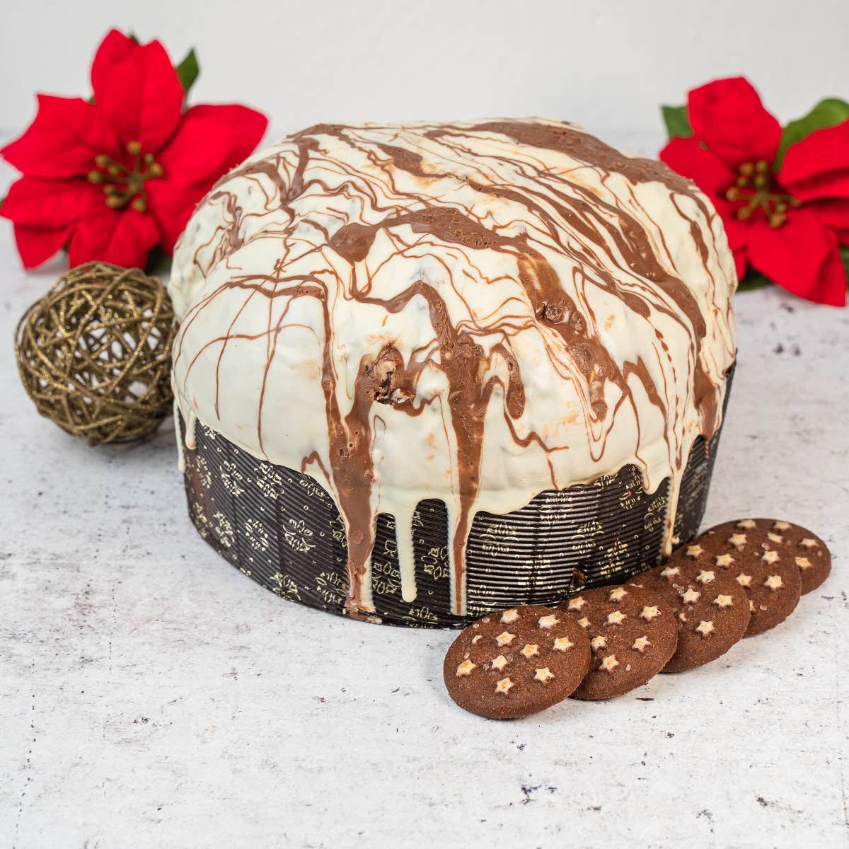 Sicilyaddict - Wholesale Cake - Artisanal panettone with ciokostelle flavor1