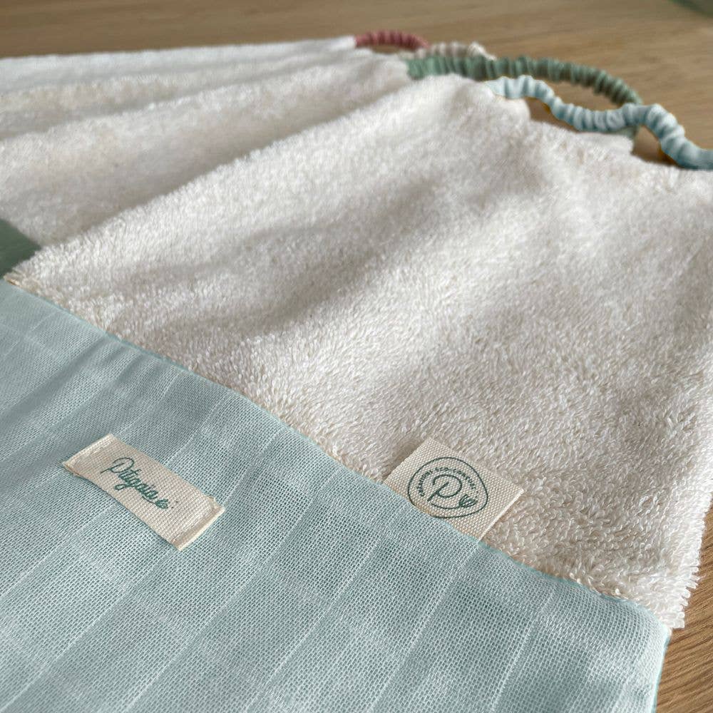 Pitigaïa - Venta al por mayor Babero - Bebé - Babero elástico de algodón orgánico 🌱👶 ideal para la cantina9