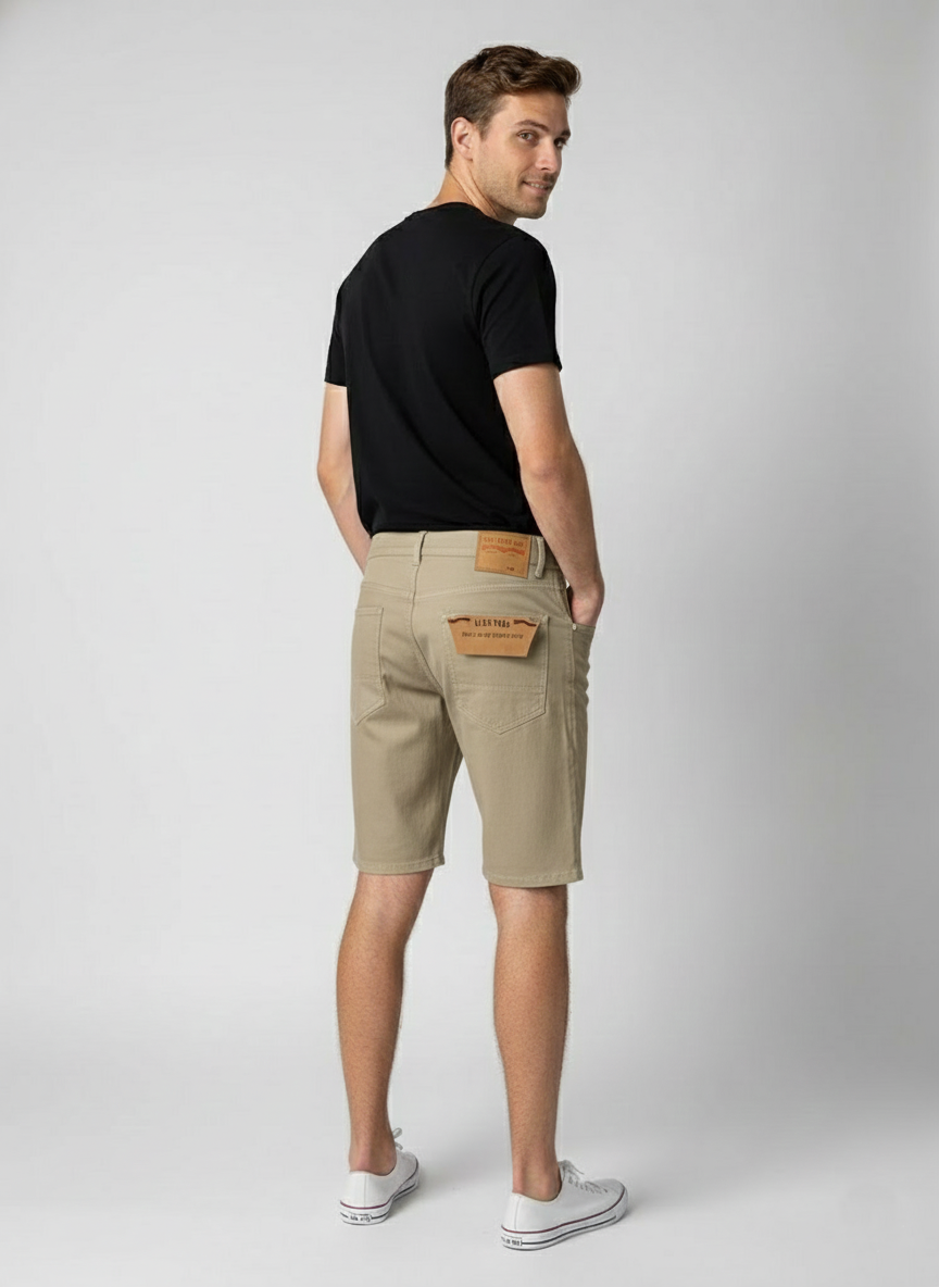 Lime Tree Clothing Inc. – Engroshandel Shorts – Mænd – Lime Tree Denim shorts med lige pasform – Jorts til mænd6