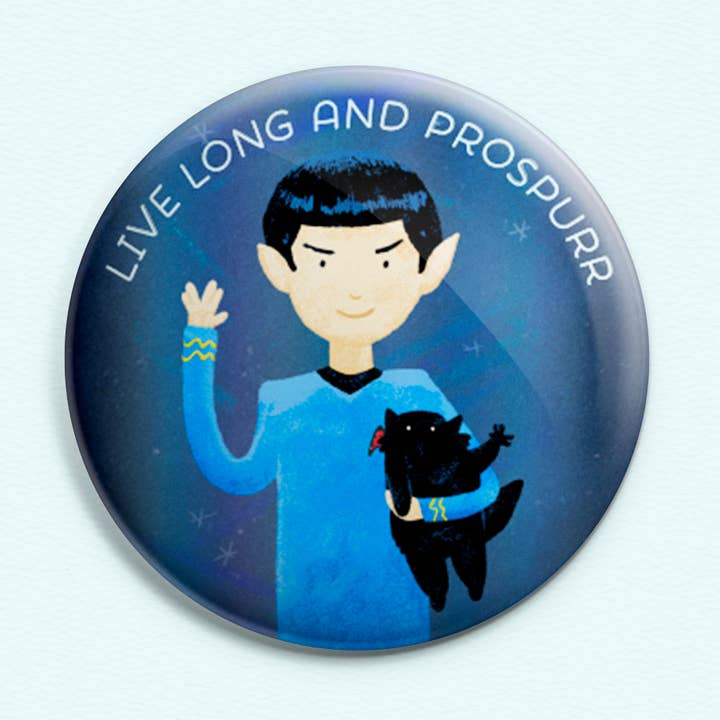 Live Long And Prospurr ~ Pinback Button pour la vente par My Cat Is People