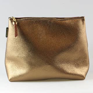 Zina Kao Exclusives - Wholesale Make-up/cosmetic bag - The Metallic Makeup Clutch: 3 sizes! (Stewart/Martin/Loren)1
