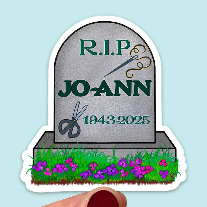 Autocollant inspiré par Joann Fabrics en vinyle imperméable pour la vente par Songbird Artistry