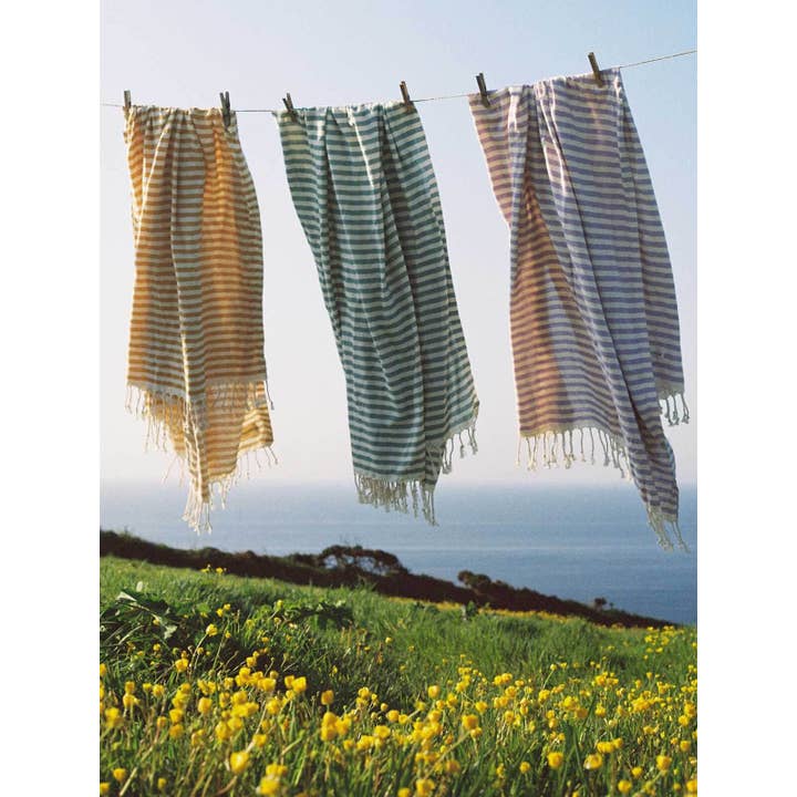 Bohemia Design - Wholesale Beach Towel - Sorrento Holiday Hammam Towel, Orange