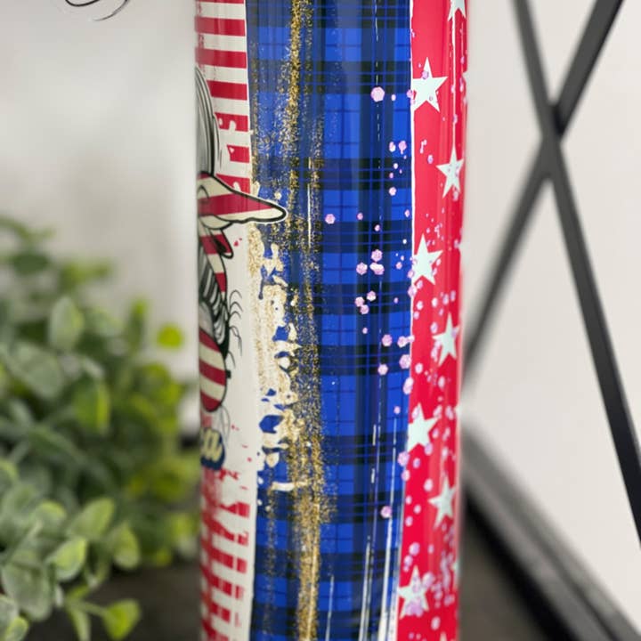 CMD Wholesale - Wholesale Insulated Mug/Tumbler - Merica 20oz Skinny Tumbler3