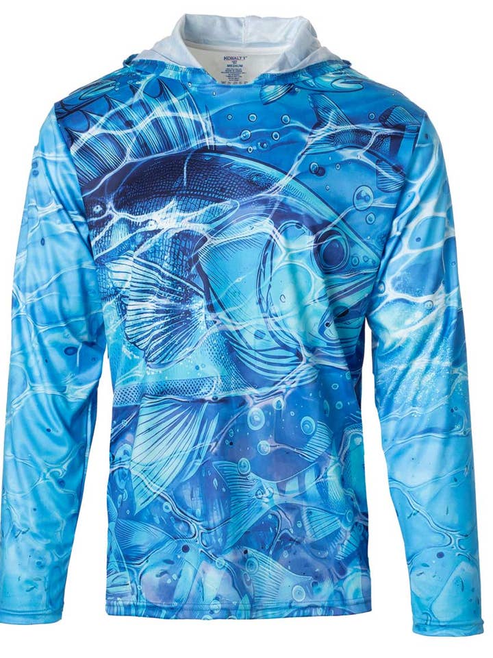 Boys Performance Hoodie Top Fish Graphic (Pack Of 12) - 7644288 for wholesale by Hemworld