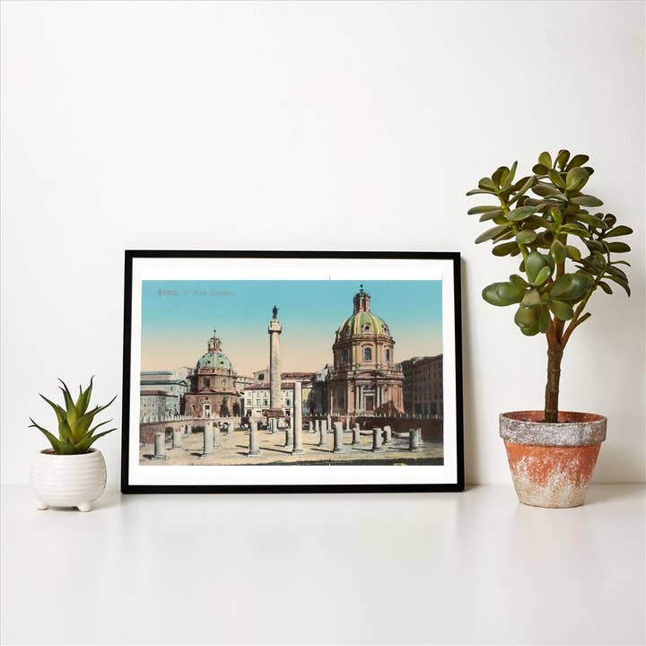 Found Image Press - Wholesale Art Print - Art Print IT-113 Trajan's Forum, Rome, Italy1