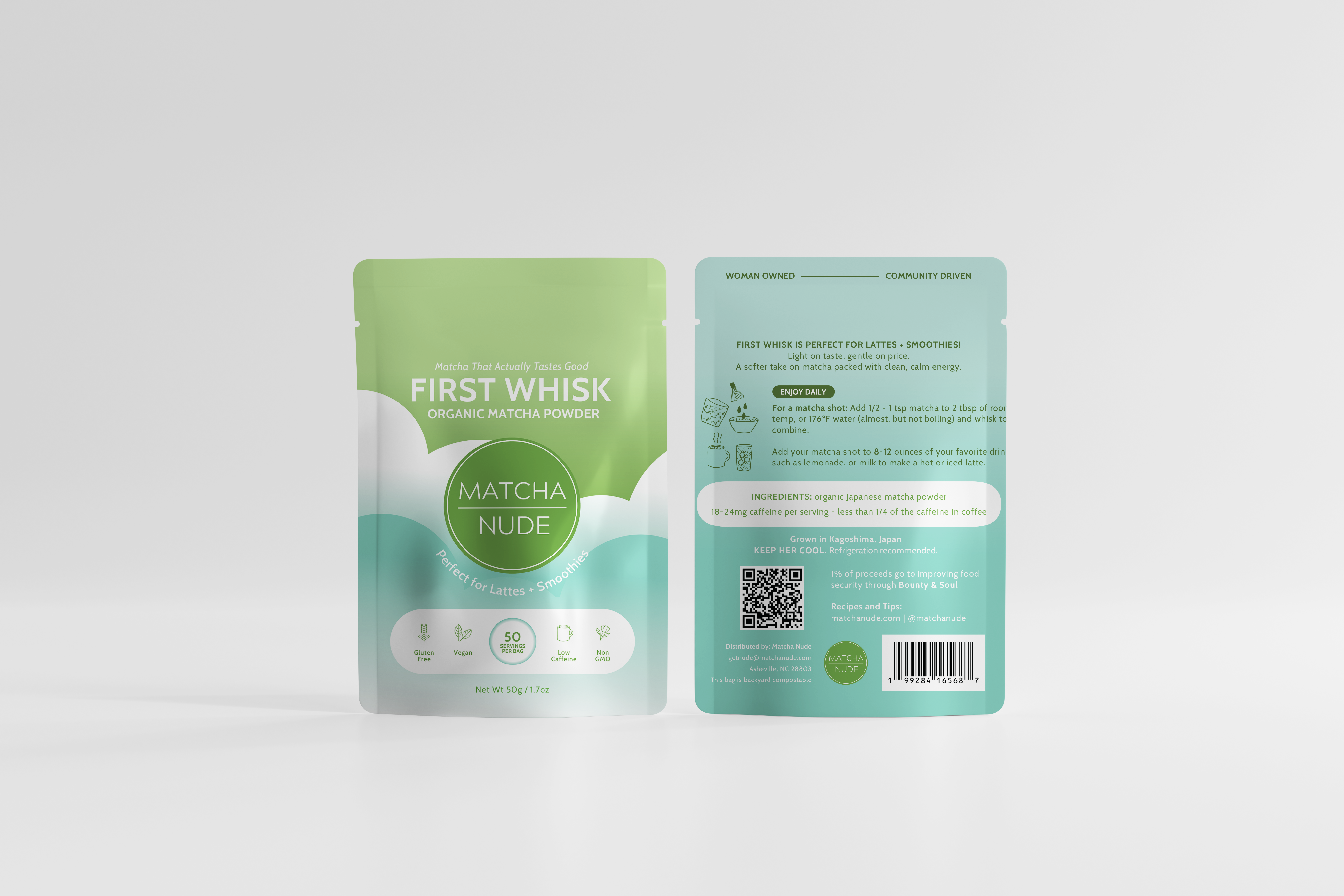 Matcha Nude - Wholesale Health/Detox Tea - First Whisk Organic Matcha – 250g (Min 2 Units)2