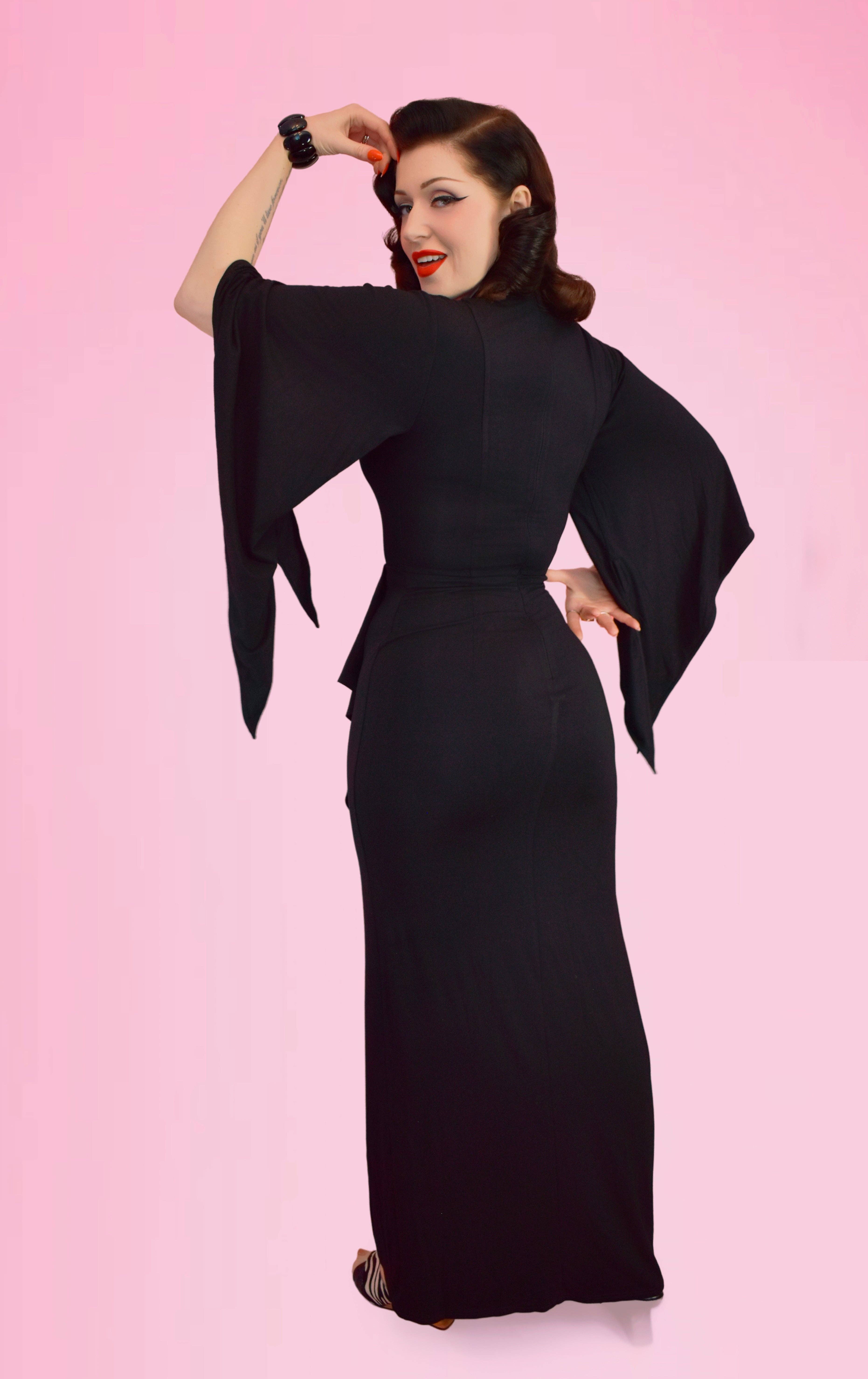 Elle Rebel - Wholesale Dress - Women's - Cascade Dream Pake Muu Dress in Black6