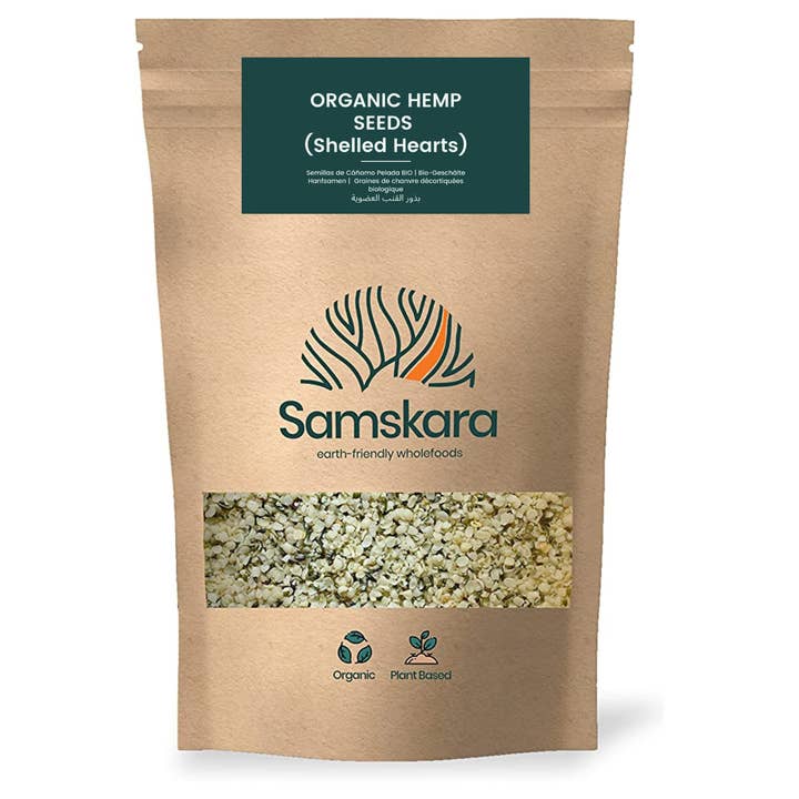 Hemp Seeds (Shelled) | Organic BIO | Omegas 3 & 6 | 1 kg for wholesale by Samskara