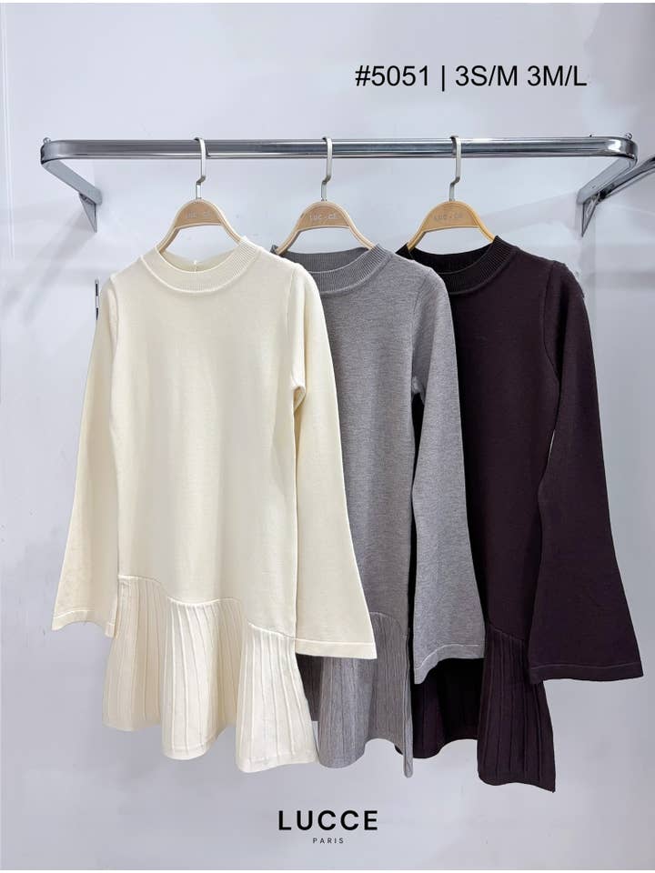 LUCCE - Wholesale Dress - Women's - Knit dress - RO50517