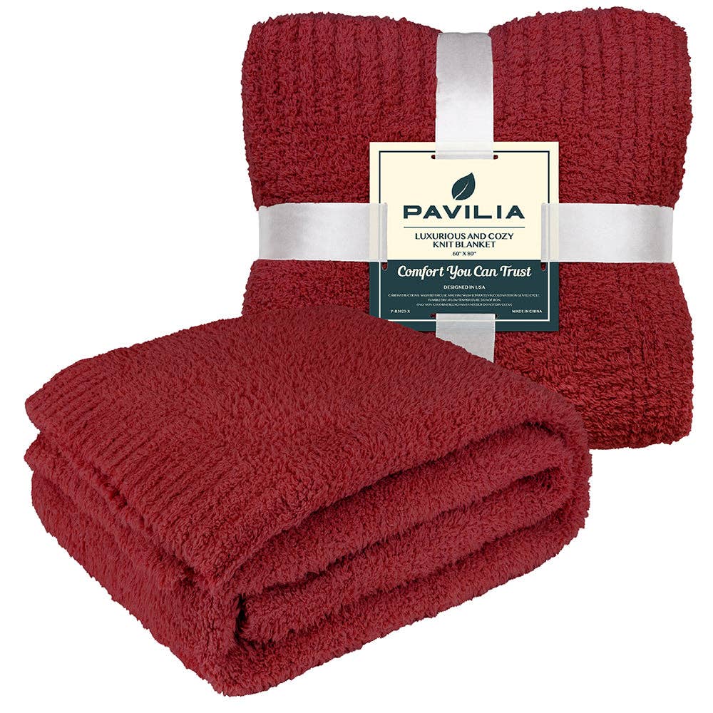 Pavilia – wholesale Throw blanket – Buttery Soft Fluffy Knit Blanket77