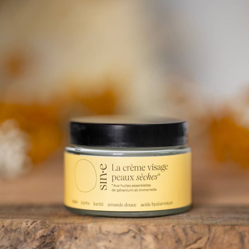 Sin·e - Wholesale Facial Moisturizer - Healthy Dry Skin Nourishing Cream with Essential Oils0