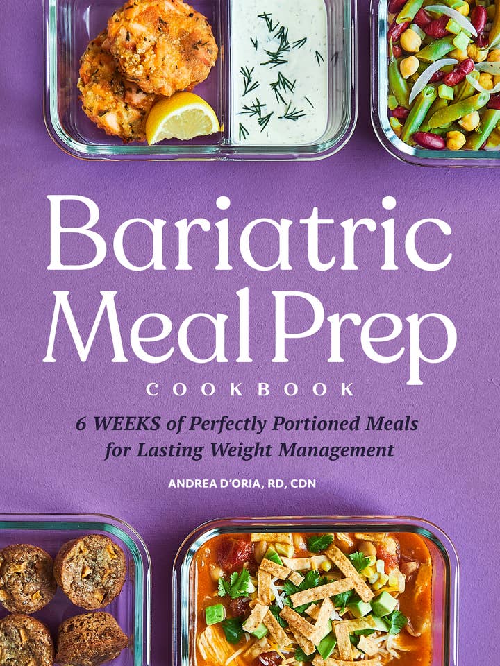 Bariatric Meal Prep Cookbook for wholesale by Sourcebooks