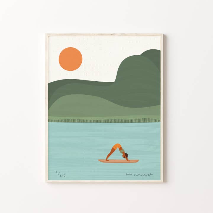 Reproducción de arte yoga n.7 para venta al por mayor de Marcela Homrich