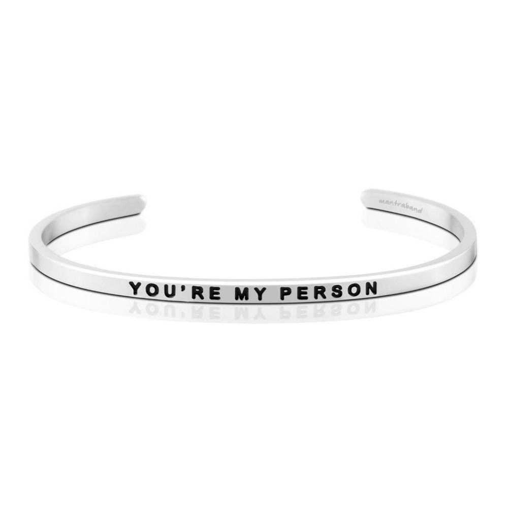 MantraBand - Wholesale Cuff Bracelet - You're My Person - inspirational mantraband® cuff bracelet2